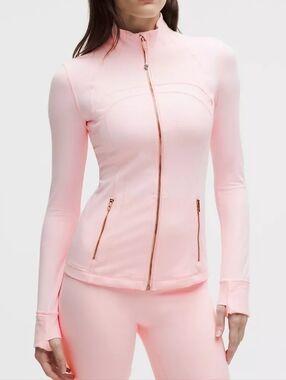 NWT Lululemon Define Jacket Nulu Pink Pearl/Rose Gold 6